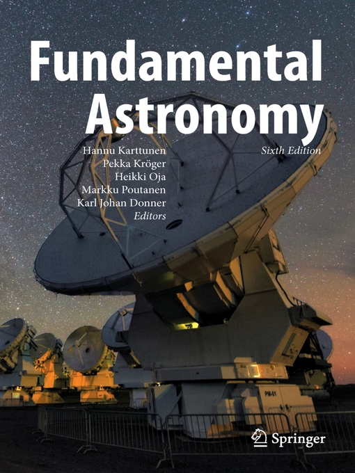 Title details for Fundamental Astronomy by Hannu Karttunen - Wait list